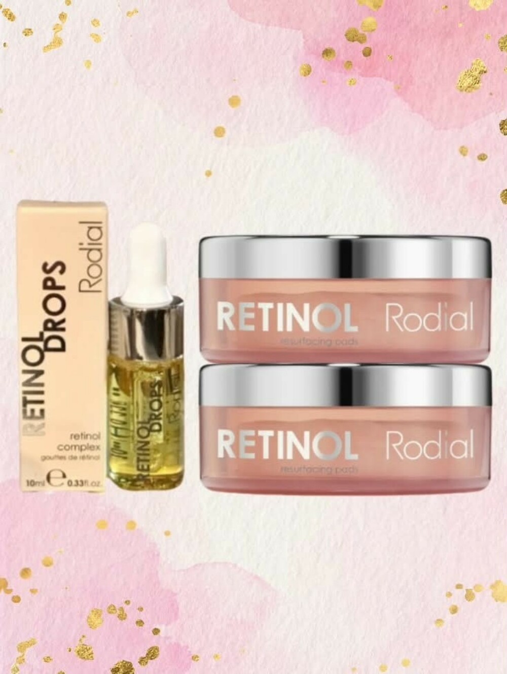 Rodial Retinol Bundle: Mini Drops 10ml + 2 mini Resurfacing Pads *NEW!